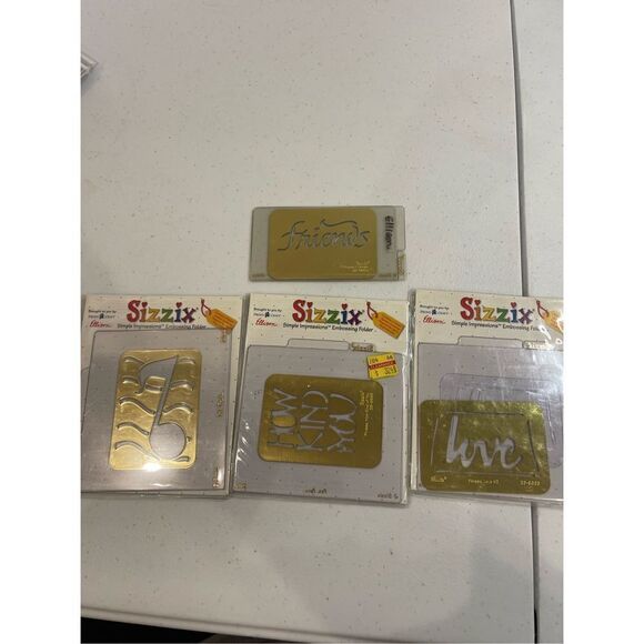 Sizzix bundle lot tags, frame, music notes, tree, leaves and more - Picture 6 of 8